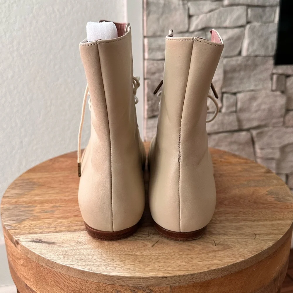 American Duchess Hartfield Regency Boots in Ivory sz: 9.5 - Picture 11 of 15